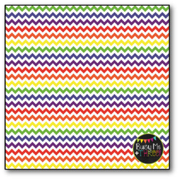 SMALL Rainbow Chevron Digital Papers {Commercial Use Digital Graphics}