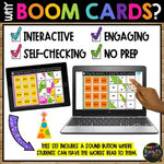 Boom Cards™ New Years Math Puzzles Digital Learning Activity Mystery Pictures