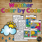 Color by Code VARIETY BUNDLE Color by Number {Addition & Subtraction to 20}