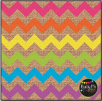 LARGE Bright Chevron Burlap Digital Papers {Commercial Use Digital Graphics}