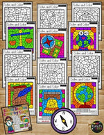 Color by Code SOCIAL STUDIES Color by Number {Addition & Subtraction to 20}