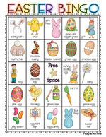 EASTER BINGO Activity Game {25 Different Bingo Cards}