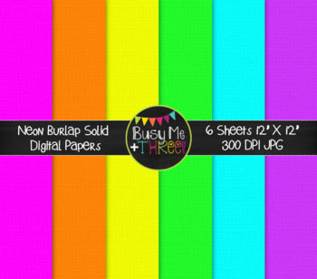 Thin Neon Chevron Digital Papers {Commercial Use Digital Graphics}