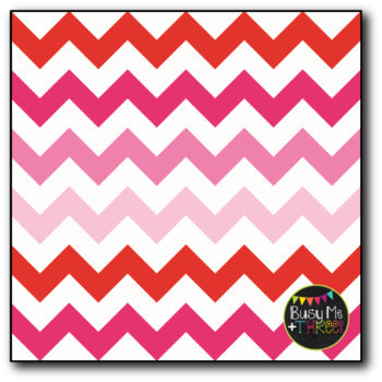 Valentine's Day Chevron on White Digital Papers {Commercial Use Graphics}