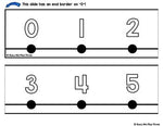 Classroom Decor Number Line LOW INK VERSION {-100 to 250}