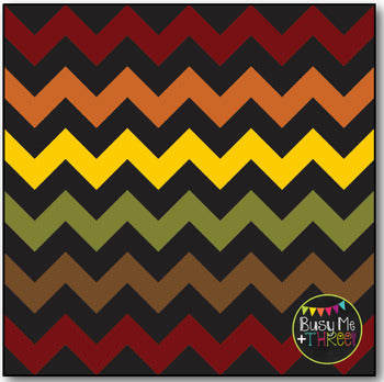 Thanksgiving Chevron on Black Digital Papers {Commercial Use Digital Graphics}