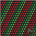 Christmas Digital Papers Classic Dots on Black {Commercial Use Graphics}