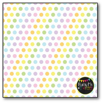 Pastel Polka Dots Digital Papers {Commercial Use Digital Graphics}