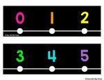 Classroom Decor Number Line Black and Bright {-100 to 300}