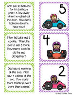 Word Problems Matching Game, Addition and Subtraction, First Grade {QR Codes}