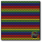 SMALL Rainbow Chevron {BLACK} Digital Papers {Commercial Use Digital Graphics}