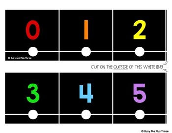 Classroom Decor Number Line & Number Path Rainbow and Black {-100 to 300}