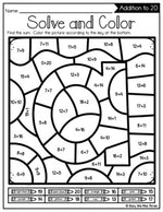 Color by Code LOWER CASE LETTERS {Addition & Subtraction to 20} Alphabet