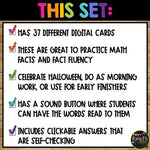 Boom Cards™ Halloween Color by Code SKELETON Digital Learning Activity