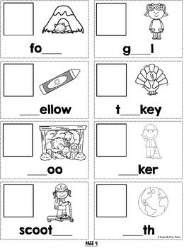 PHONICS CARDS Match Up, Sounds, Chunks, Game and Interactive Book