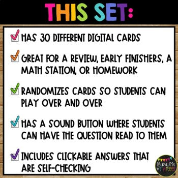 Broken Ruler Boom Cards™ Math Station Measurement Activity in Inches