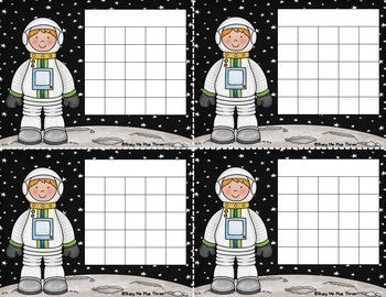 Incentive Charts, Sticker Chart, EDITABLE Astronaut Theme {Blacklines Included}