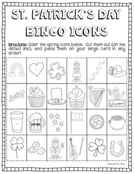 St. Patrick's Day Bingo Game DIY {DO IT YOURSELF}