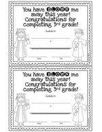 End of Year Award Blow Pop or Gum Graduation Certificate {Editable}