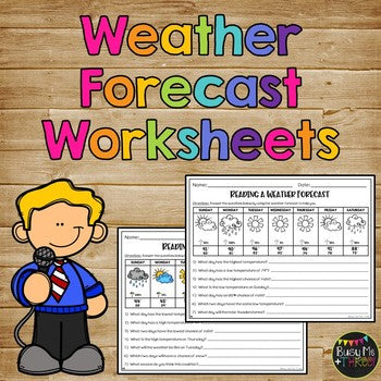 Weather Forecast and Observations BUNDLE, 2nd Grade Science