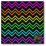 Thin Neon Chevron Digital Papers {Commercial Use Digital Graphics}