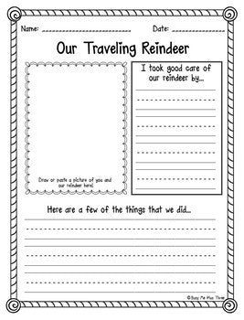 Winter Activity - Traveling Winter Friends {A Fun Take Home Activity}