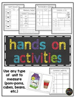 Nonstandard Capacity Unit for Kindergarten, 1st Measurement