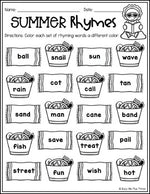 End of the Year LITERACY REVIEW Summer Packet 1st Grade ELA No Prep Printables