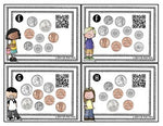 Counting Coins Money Scoot Activity Game