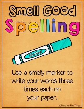 Spelling Activities POSTERS for K-2, Word Study or Any Word List