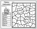 Halloween Math and Writing Activities and Worksheets No Prep