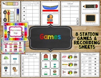 Nonstandard Measurement, Length | Cubes and Paper Clips | Kindergarten & First