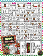 Reindeer Activities Christmas Fun and Games Math, Literacy, & Crafty