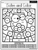 Color by Code SWEET TREATS Color by Number {Addition & Subtraction to 20}