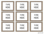 Editable Labels Burlap and White Theme for Classroom {170 Labels}