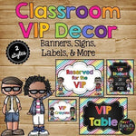 Classroom VIP BUNDLE Activity Set Signs, Banners, Posters, Labels & More