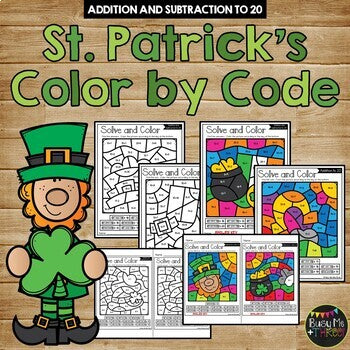 Color by Code Holiday Year Long BUNDLE {Addition and Subtraction to 20}