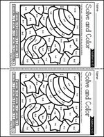 Color by Code OUTER SPACE Color by Number {Addition & Subtraction to 10}