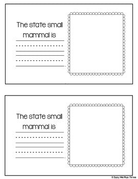 State Symbols Book -- Works with ALL States within the United States