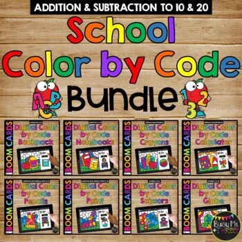 ALL Holidays and Seasons Color by Code BUNDLE Boom Cards™