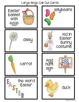 Easter Bingo Activity Game DIY {DO IT YOURSELF}