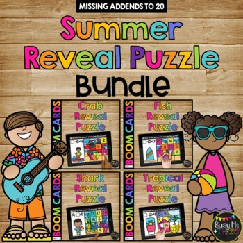 Boom Cards™ Holiday & Season Reveal Puzzles BUNDLE