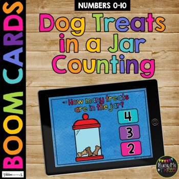 Kindergarten Boom Cards™ Counting to 10 Pet Themed Digital Task Cards