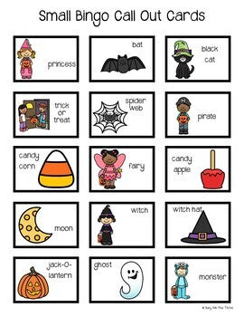 Halloween Bingo Activity DIY {DO IT YOURSELF} a Cut and Paste Activity for Kids