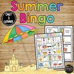 End of the Year Summer Fun BUNDLE No Prep Worksheets, Bingo, Color by Number