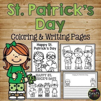 St. Patrick's Day Math and Literacy Activities BUNDLE Bingo, Color by Number