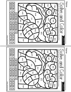 Color by Code CINCO DE MAYO Math Activities {Addition & Subtraction to 20}