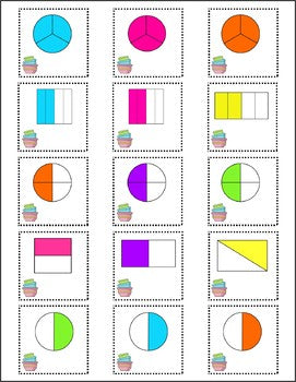 Fractions Game - Mixing Up Fractions At The Bakery {SECOND GRADE}