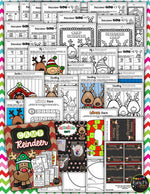 Reindeer Activities Christmas Fun and Games Math, Literacy, & Crafty