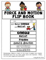 Force and Motion Worksheets Science Experiments Interactive Notebook Activities